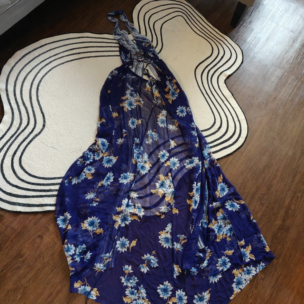 Vintage Victoria's Secret Floral Cover Up Dress